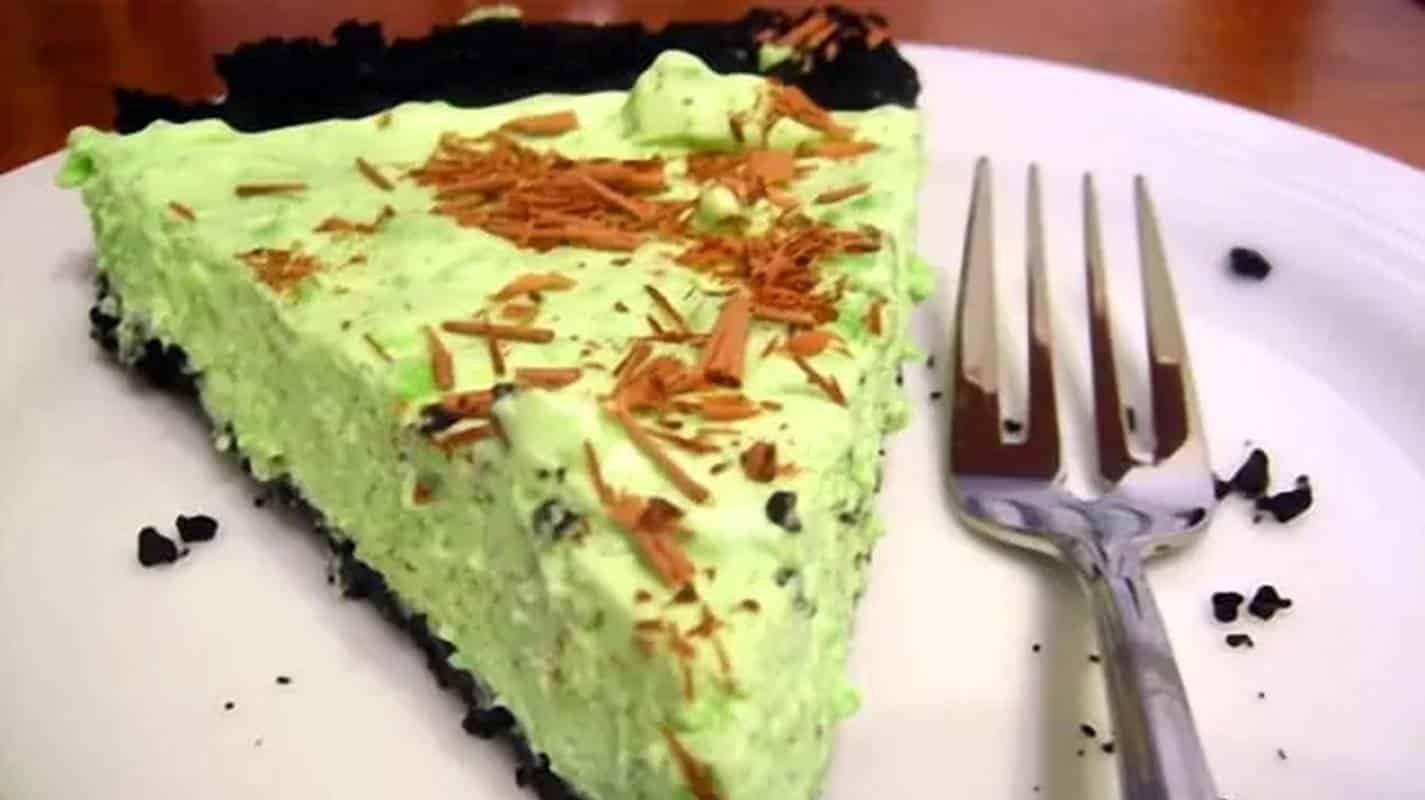 Cheesecake de Menta e Chocolate